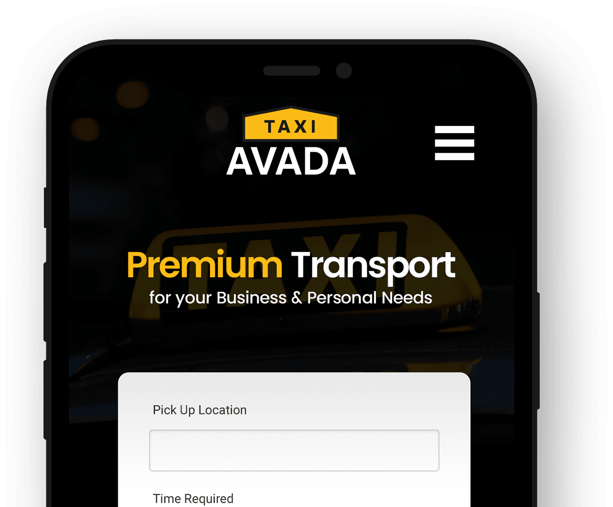 Avada Taxi App Avada Taxi App