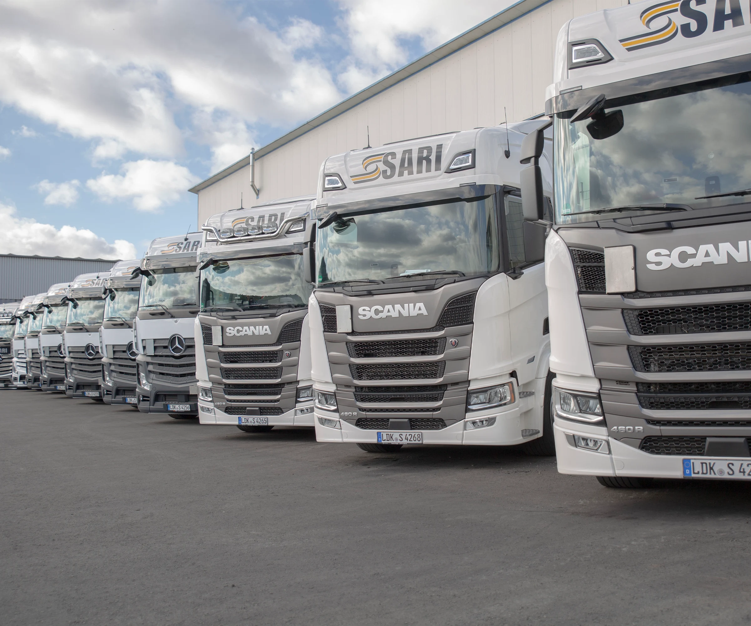 SARI LKW im Transporteinsatz